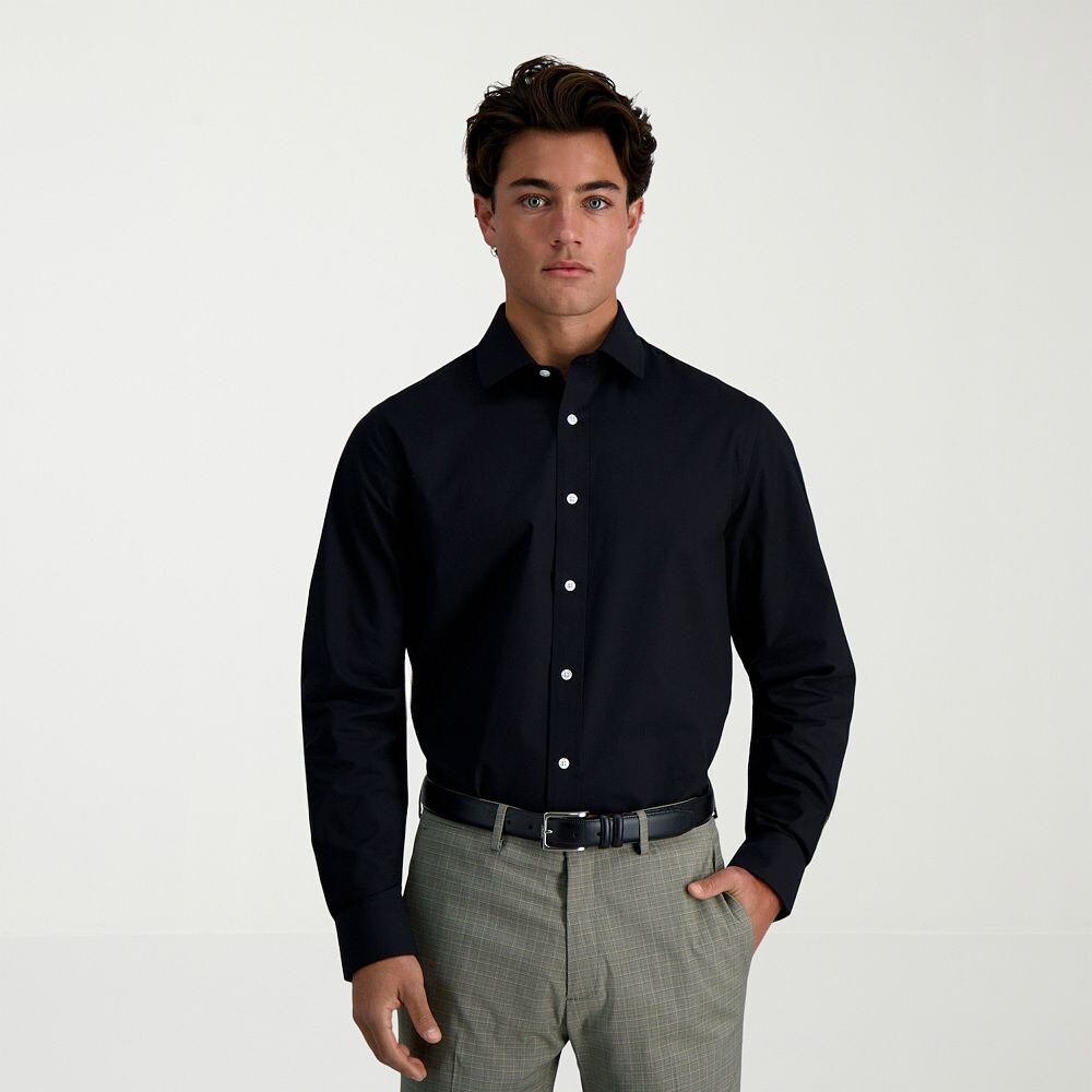 Мужская классическая рубашка Haggar Premium Comfort классического кроя, устойчивая к морщинам, черный
Мужская классическая рубашка Haggar Premium Comfort классического кроя, устойчивая к морщинам, черный