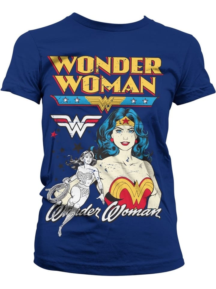 Рубашка синего цвета WONDER WOMAN
Рубашка синего цвета WONDER WOMAN