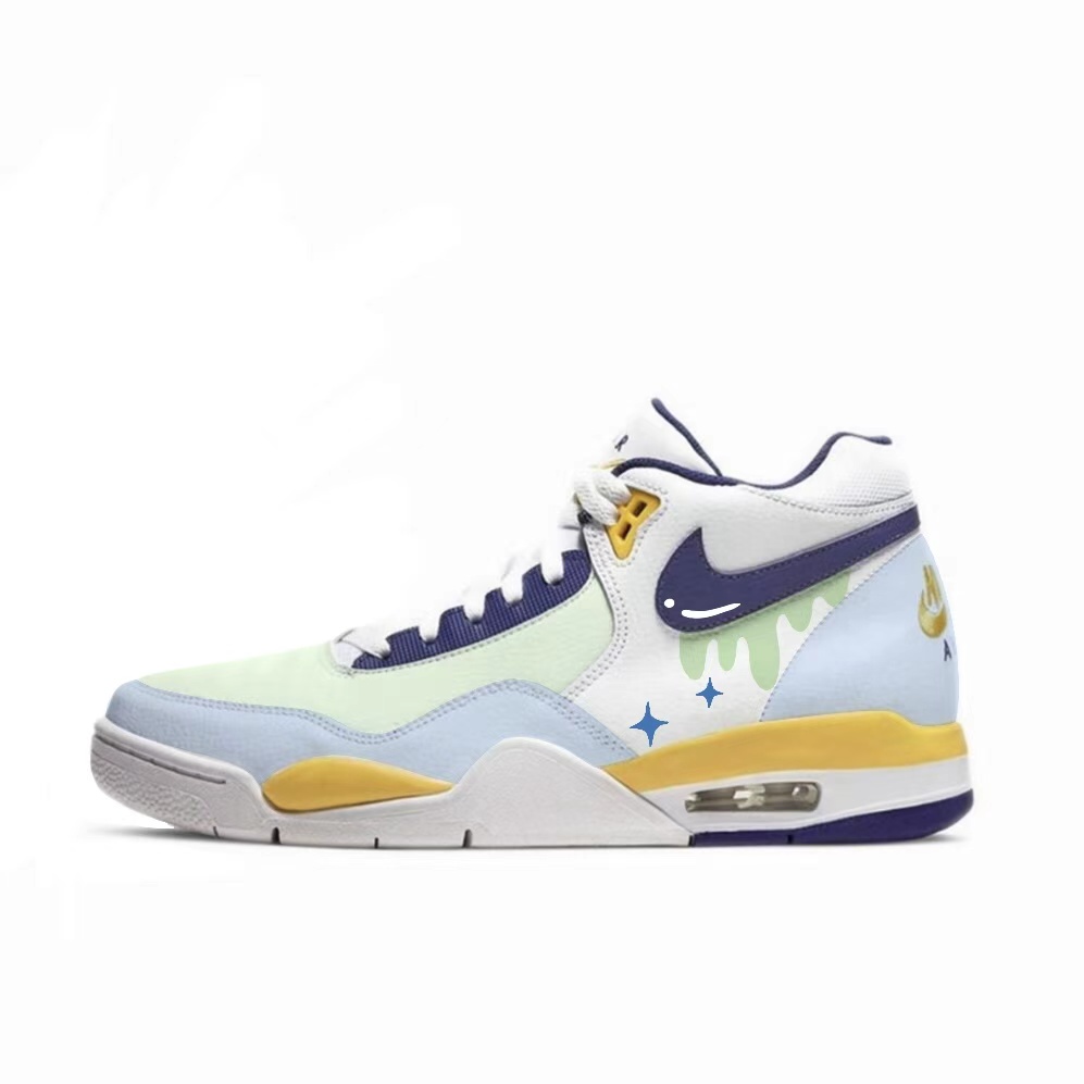 Nike Кроссовки Flight Legacy Mid Top Vintage для мужчин, белый, желтый, синий
Nike Кроссовки Flight Legacy Mid Top Vintage для мужчин, белый, желтый, синий