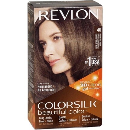 Revlon Colorsilk Beautiful Color 40 Средний пепельно-коричневый
Revlon Colorsilk Beautiful Color 40 Средний пепельно-коричневый