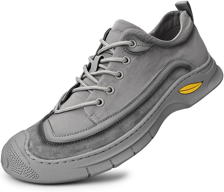 Мужские легкие дышащие спортивные туфли для прогулок на улице, из натуральной кожи, повседневные оксфорды с закрытым носком Lhyxu, серый
Мужские легкие дышащие спортивные туфли для прогулок на улице, из натуральной кожи, повседневные оксфорды с закрытым носком Lhyxu, серый
