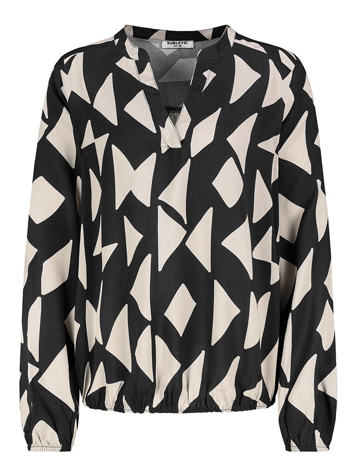 Черно-белая блузка Sublevel
Черно-белая блузка Sublevel