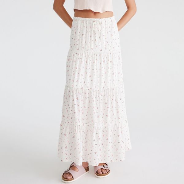 Юбка макси с многоярусным принтом для юниоров Aeropostale, бежевый
Юбка макси с многоярусным принтом для юниоров Aeropostale, бежевый