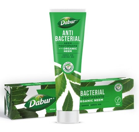 Антибактериальная зубная паста с нимом, 100 мл Dabur
Антибактериальная зубная паста с нимом, 100 мл Dabur