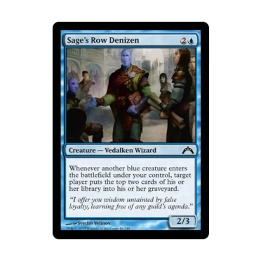 CCG Обитатель ряда мудрецов (C) (фольга), MTG - Gatecrash
CCG Обитатель ряда мудрецов (C) (фольга), MTG - Gatecrash