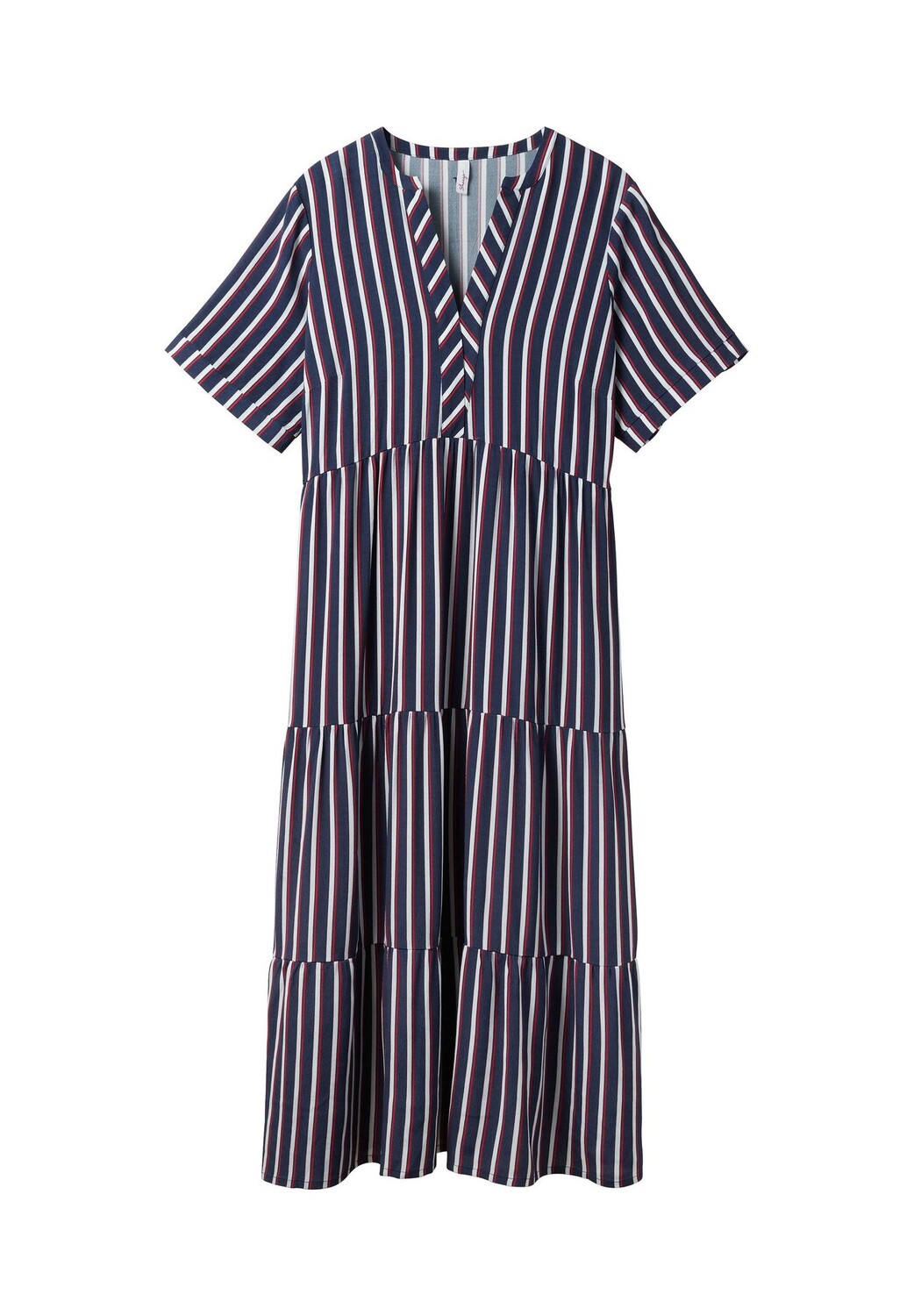 Платье-макси с широкой развевающейся юбкой sheego, цвет Nachtblau Gestreift
Платье-макси с широкой развевающейся юбкой sheego, цвет Nachtblau Gestreift