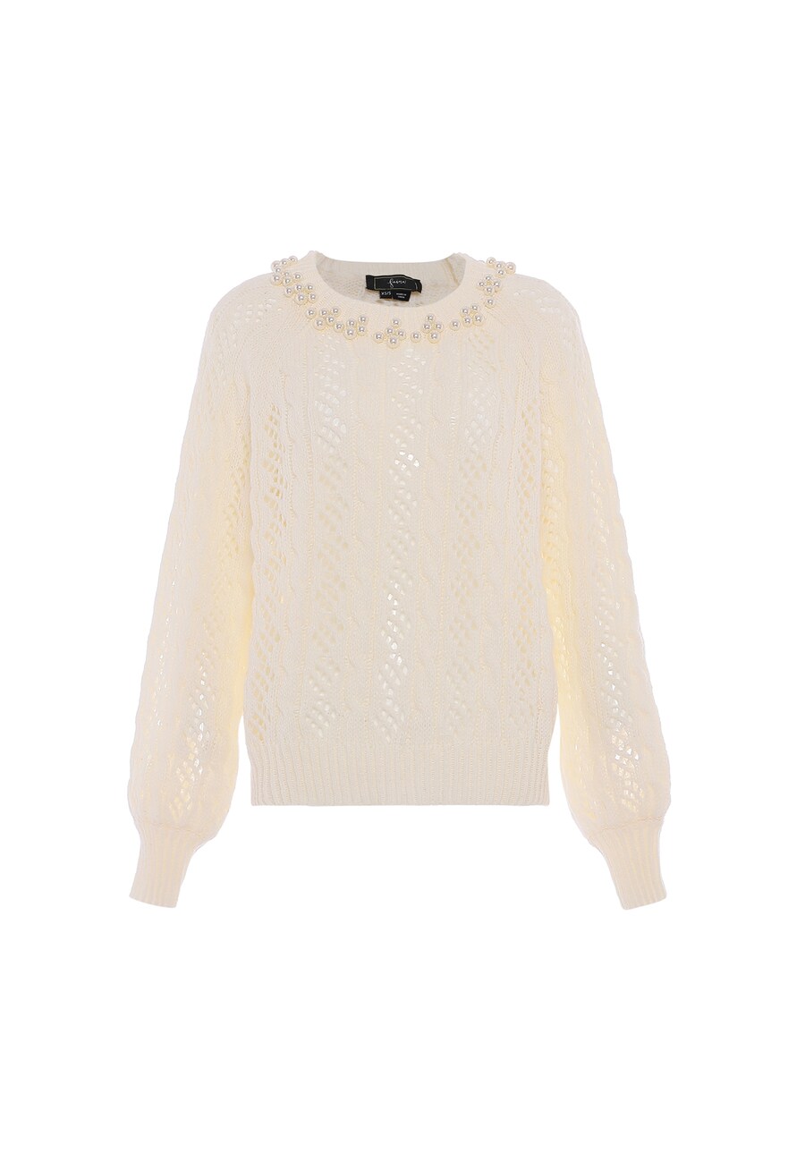 Свитер faina, Pearl White/Wool White
Свитер faina, Pearl White/Wool White