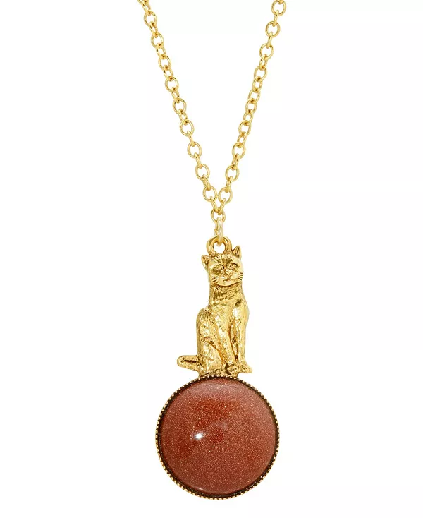 Ожерелье с кулоном в виде кошки 2028, gold-tone
Ожерелье с кулоном в виде кошки 2028, gold-tone