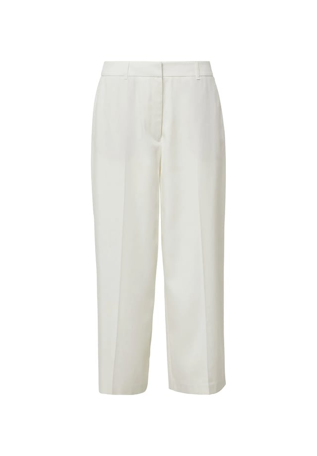 Брюки из ткани со стрелками S.Oliver Black Label, белый
Брюки из ткани со стрелками S.Oliver Black Label, белый