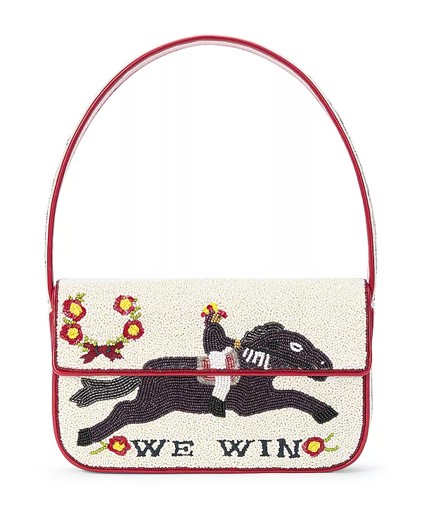 Сумка Томми, украшенная бисером Staud, серый
Сумка Томми, украшенная бисером Staud, серый