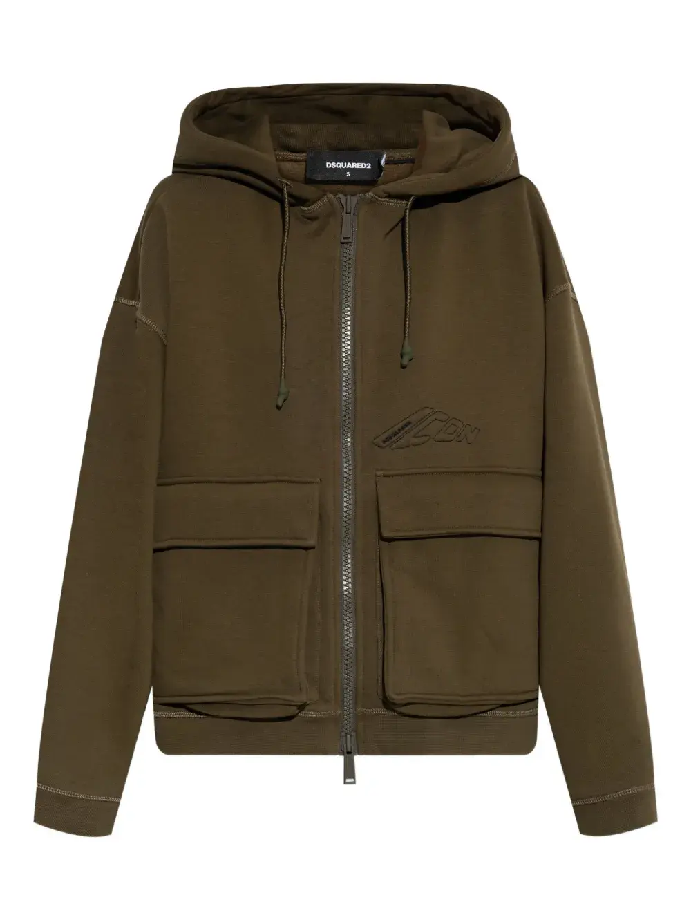 Толстовка с вышитым логотипом DSQUARED2, зеленый
Толстовка с вышитым логотипом DSQUARED2, зеленый