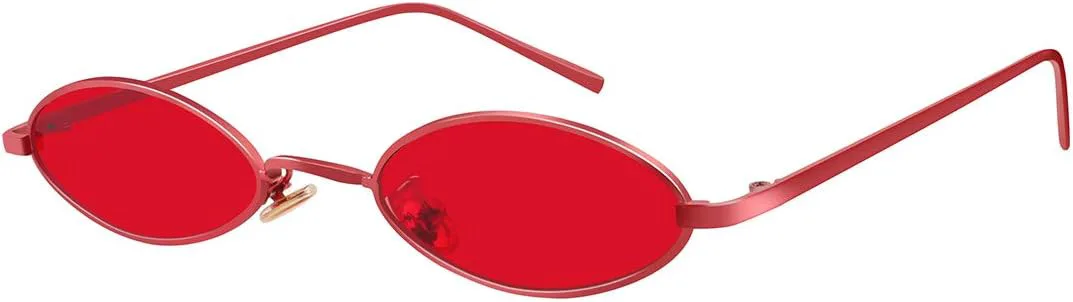 Винтажные солнцезащитные очки MEETSUN 90-х годов, маленькие овальные, для женщин и мужчин, в металлической оправе, дизайнерские готические очки, Full Red
Винтажные солнцезащитные очки MEETSUN 90-х годов, маленькие овальные, для женщин и мужчин, в металлической оправе, дизайнерские готические очки, Full Red