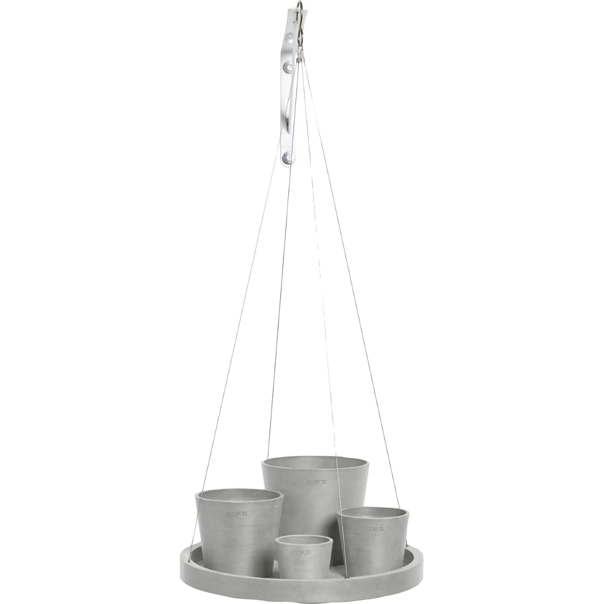 ECOPOTS Подставка для цветочного горшка «HANGING SAUCER White Grey», ШxГxВ: 36x36x3 см, белый/серый
ECOPOTS Подставка для цветочного горшка «HANGING SAUCER White Grey», ШxГxВ: 36x36x3 см, белый/серый