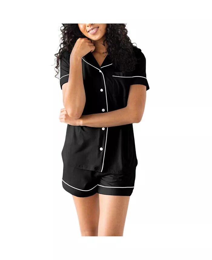 Послеродовой пижамный комплект с короткими рукавами для беременных Clea Kindred Bravely, черный
Послеродовой пижамный комплект с короткими рукавами для беременных Clea Kindred Bravely, черный