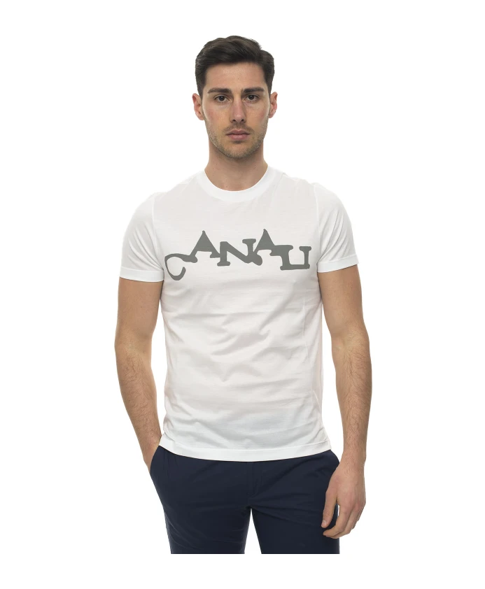 Футболка с логотипом, облегающего кроя. Canali, белый
Футболка с логотипом, облегающего кроя. Canali, белый