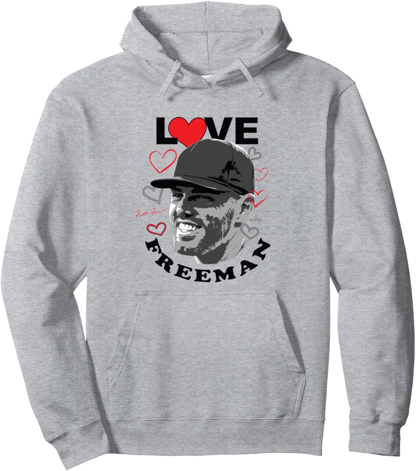 Толстовка с надписью «Люблю Фредди Фримана, бейсбольная команда Лос-Анджелеса MLBPA» Ryno Sports, серый
Толстовка с надписью «Люблю Фредди Фримана, бейсбольная команда Лос-Анджелеса MLBPA» Ryno Sports, серый