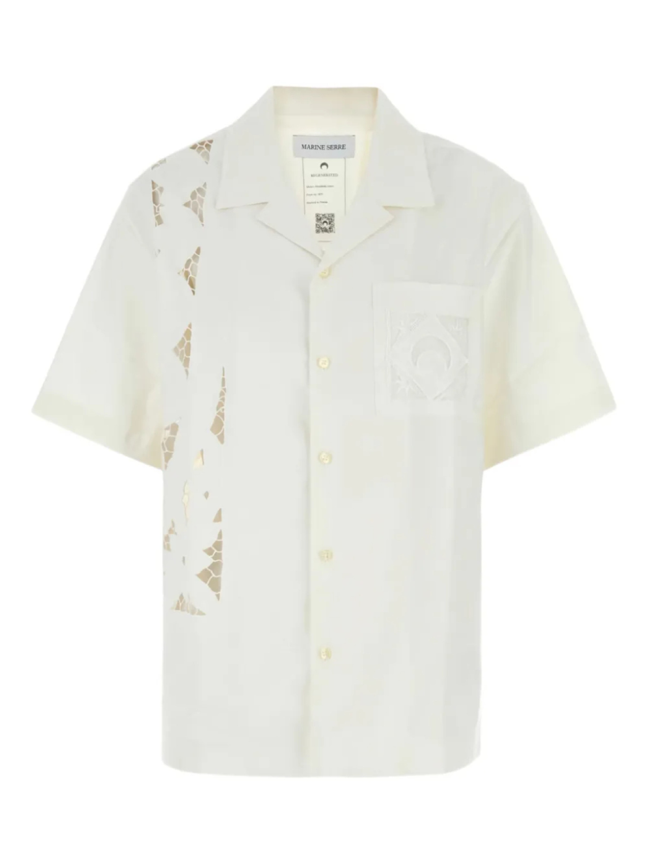 Поплиновая рубашка Marine Serre, белый
Поплиновая рубашка Marine Serre, белый