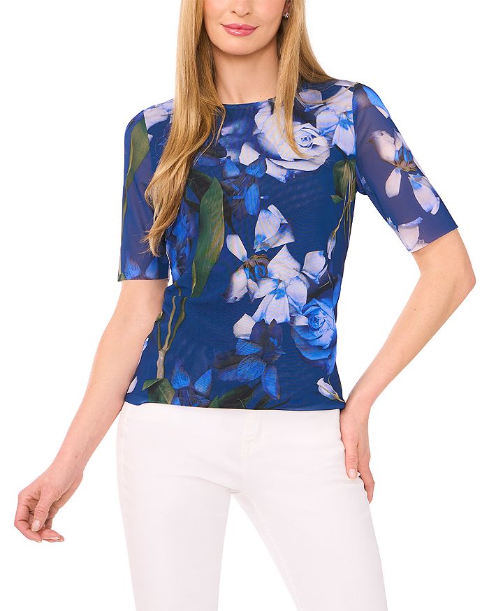 Майка с коротким рукавом из сетки Ted Baker, синий
Майка с коротким рукавом из сетки Ted Baker, синий