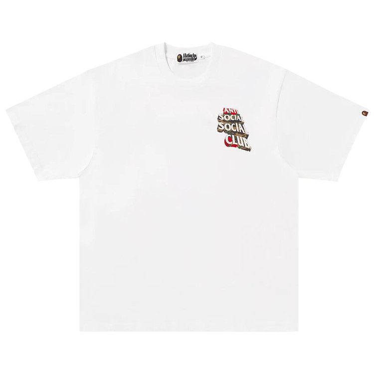 Футболка BAPE x Anti Social Social Club Tee #2, White 
Футболка BAPE x Anti Social Social Club Tee #2, White