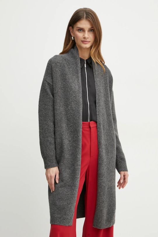 Кардиган с добавлением шерсти Morgan, серый
Кардиган с добавлением шерсти Morgan, серый