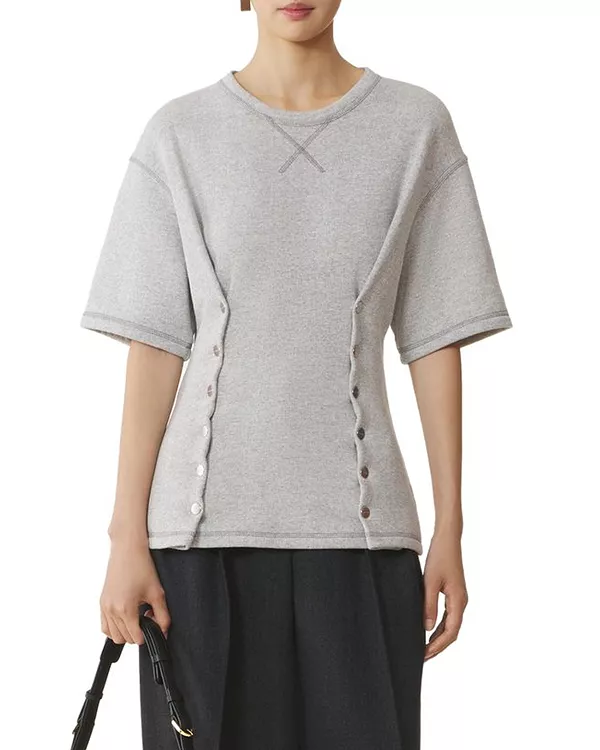 Футболка из хлопкового трикотажа Lanvin, серый
Футболка из хлопкового трикотажа Lanvin, серый