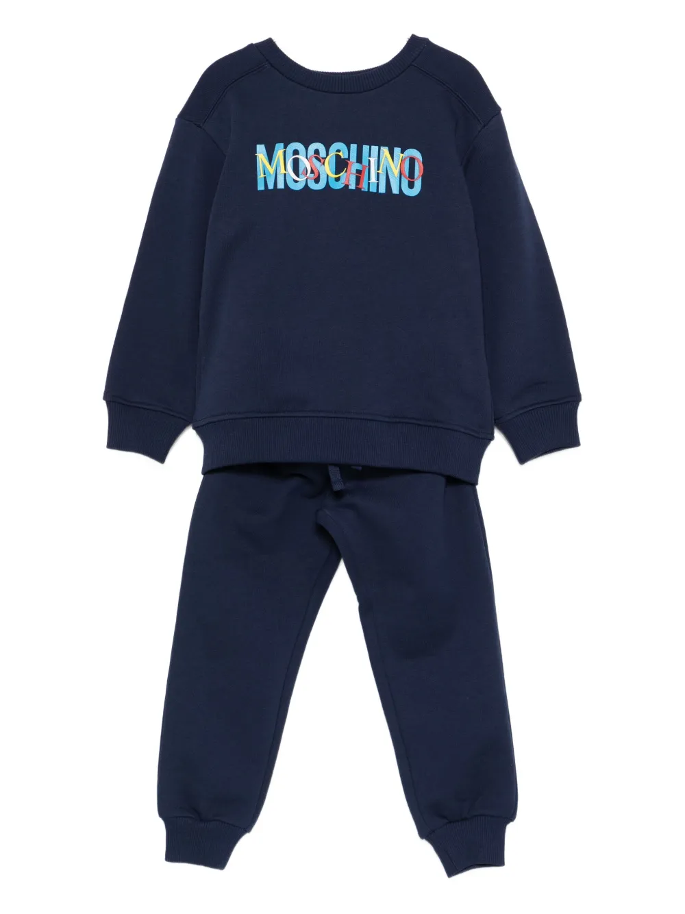 Спортивный костюм с логотипом Moschino Kids, синий
Спортивный костюм с логотипом Moschino Kids, синий