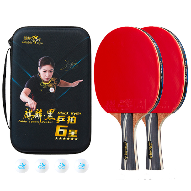 Ракетка для пинг-понга DOUBLE FISH, professional six-star, horizontal racket
Ракетка для пинг-понга DOUBLE FISH, professional six-star, horizontal racket