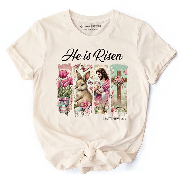 Футболка He is risen easter jesus, matthew 28:6 christian tee Ornamentallyyou, Natural
Футболка He is risen easter jesus, matthew 28:6 christian tee Ornamentallyyou, Natural