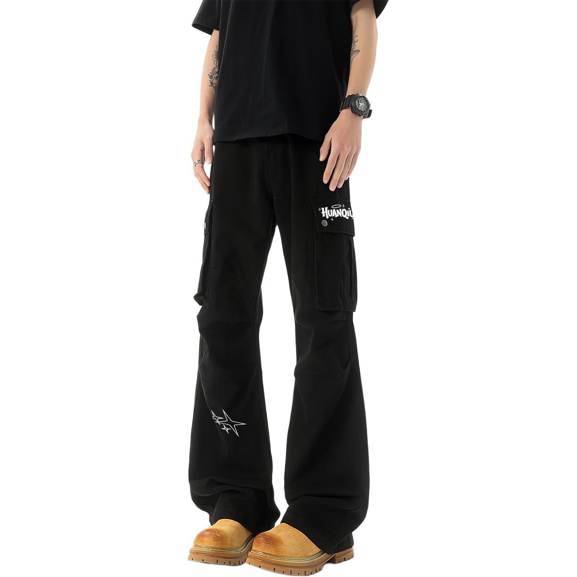 Джинсы Unisex Moderate Cargo HUANQIU, черный
Джинсы Unisex Moderate Cargo HUANQIU, черный