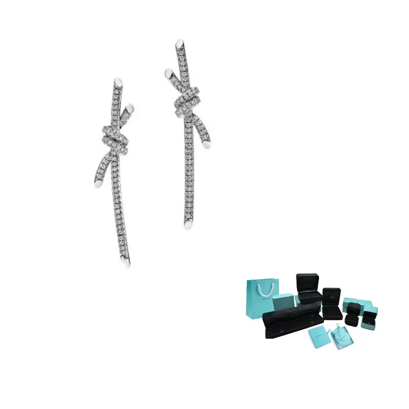 TIFFANY & CO. Серьги из белого золота 585 пробы для женщин Silver
TIFFANY & CO. Серьги из белого золота 585 пробы для женщин Silver