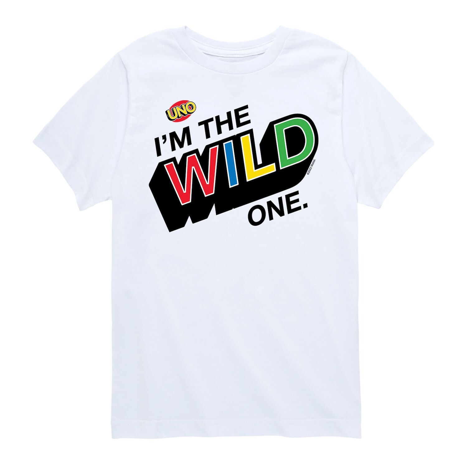 Футболка Mattel UNO I’m The Wild One для мальчиков 8–20 лет с рисунком Licensed Character, белый
Футболка Mattel UNO I’m The Wild One для мальчиков 8–20 лет с рисунком Licensed Character, белый