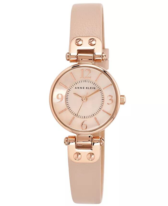 Женские часы с румяным кожаным ремешком, 26 мм 10-9442 RGLP Anne Klein
Женские часы с румяным кожаным ремешком, 26 мм 10-9442 RGLP Anne Klein