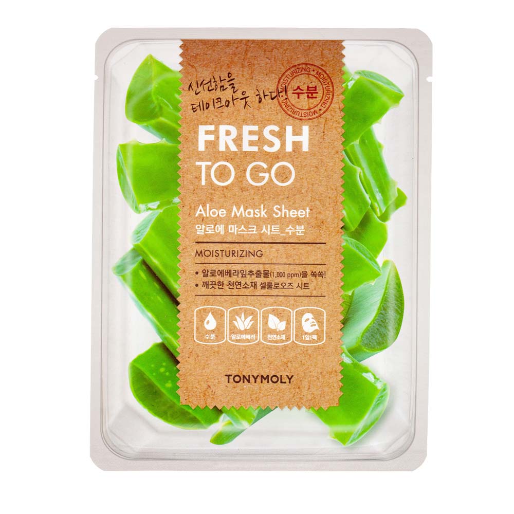 Тканевая маска для лица с экстрактом алоэ вера fresh to go aloe mask sheet Tonymoly, количество 1 шт.
Тканевая маска для лица с экстрактом алоэ вера fresh to go aloe mask sheet Tonymoly, количество 1 шт.
