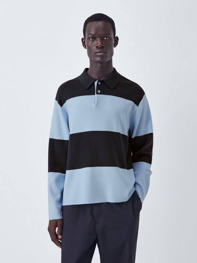 Рубашка регби из хлопковой смеси в полоску с расслабленным кроем Kin, Asphalt
Рубашка регби из хлопковой смеси в полоску с расслабленным кроем Kin, Asphalt