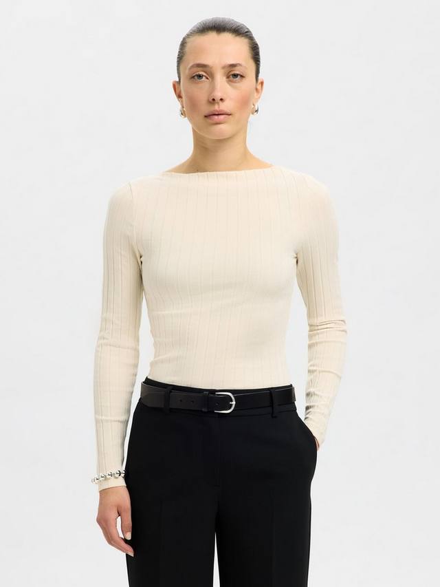 Топ с лодочкой Signe Selected, Cream
Топ с лодочкой Signe Selected, Cream