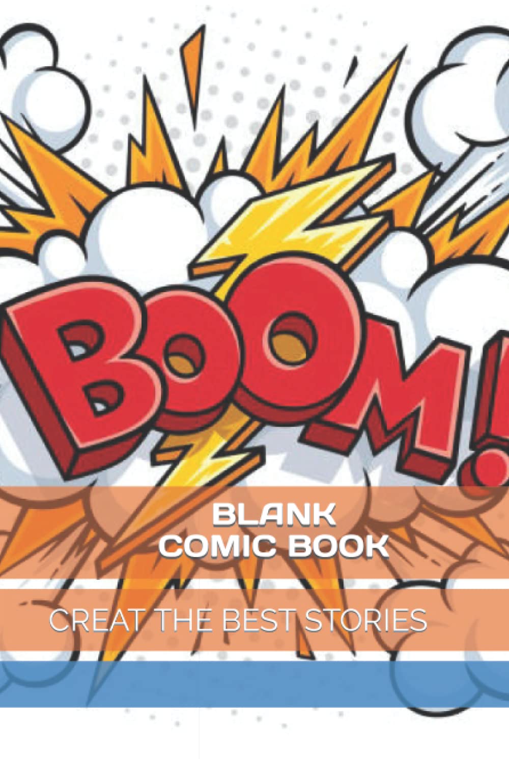 Blank Comic Book: Blank Comic Book: Draw Your Comics And Create The Best Stories. Comic Panels for Drawing. Paperback- 75 Pages- (6x9") (Independently published)
Blank Comic Book: Blank Comic Book: Draw Your Comics And Create The Best Stories. Comic Panels for Drawing. Paperback- 75 Pages- (6x9") (Independently published)