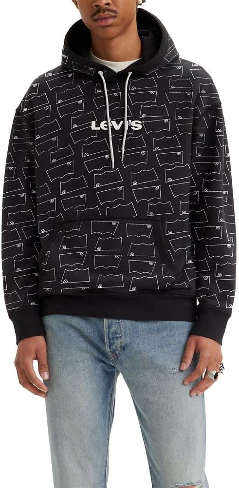 Мужская свободная толстовка с капюшоном Levi's с графическим принтом (также доступна в размерах Big и Tall), (New) Levi Aop Caviar Graphic
Мужская свободная толстовка с капюшоном Levi's с графическим принтом (также доступна в размерах Big и Tall), (New) Levi Aop Caviar Graphic
