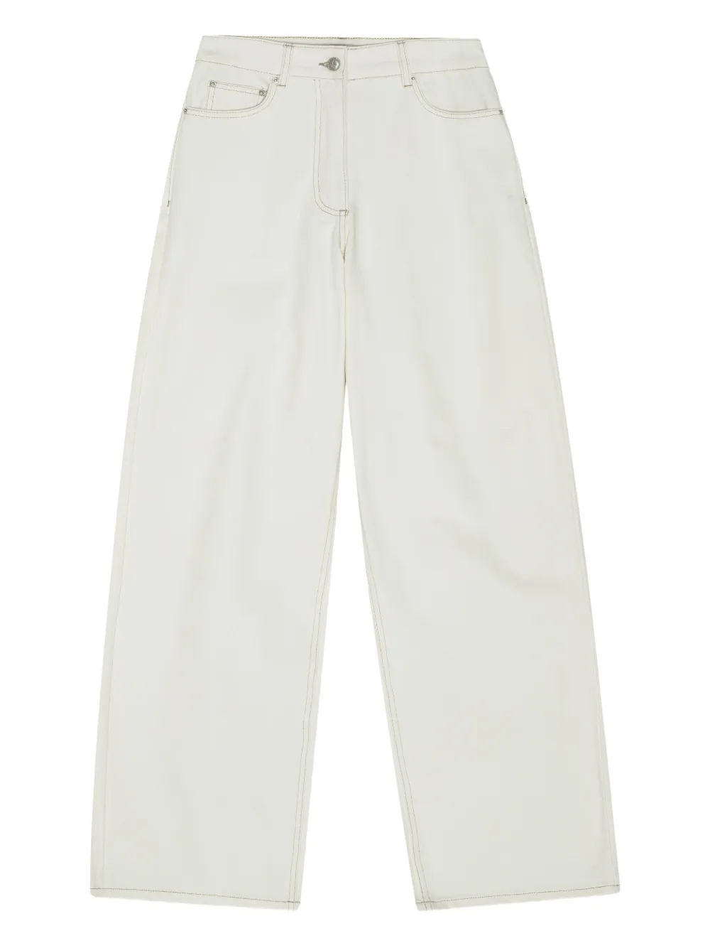 Широкие джинсы Cocoon с контрастной строчкой REMAIN, белый
Широкие джинсы Cocoon с контрастной строчкой REMAIN, белый