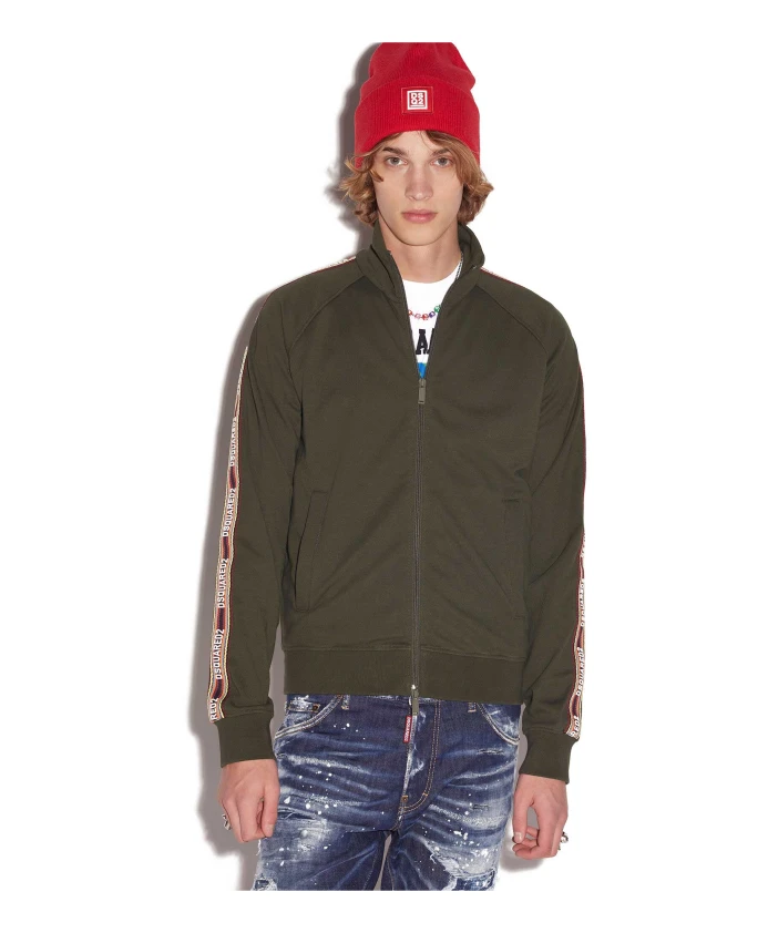 Толстовка на молнии цвета хаки Dsquared2, зеленый
Толстовка на молнии цвета хаки Dsquared2, зеленый