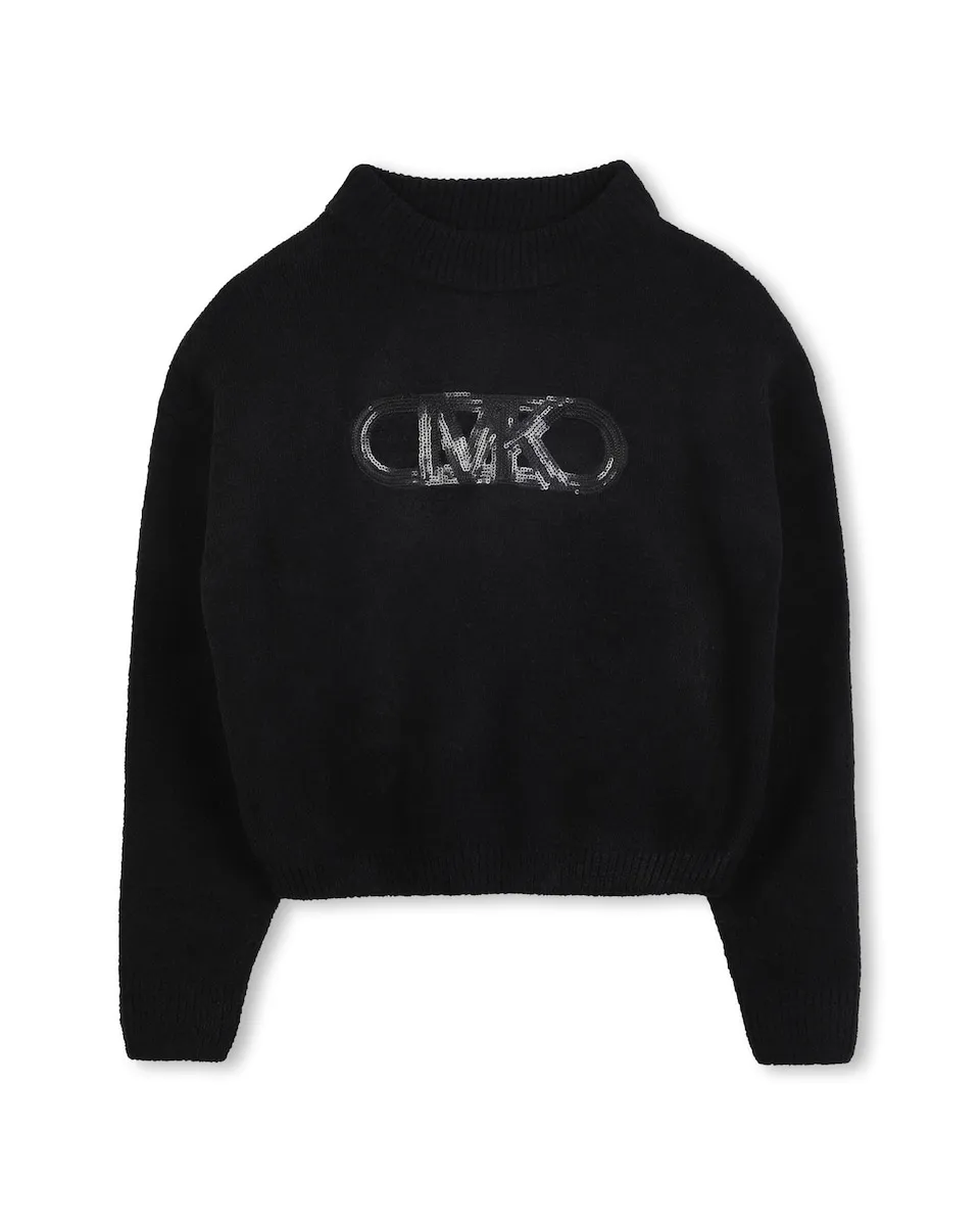 Детский джемпер с длинным рукавом Michael Kors, черный
Детский джемпер с длинным рукавом Michael Kors, черный