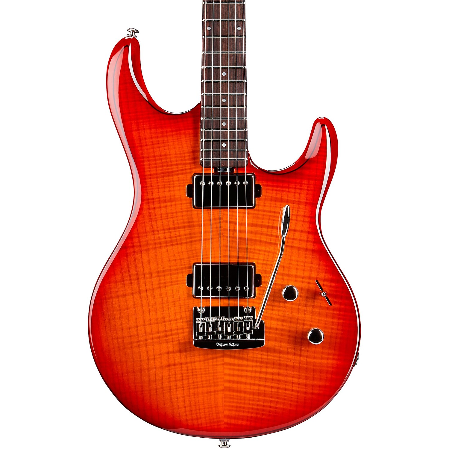 Ernie Ball Music Man Luke 3 HH Flame Maple Top Электрогитара с накладкой на гриф из палисандра Cherry Burst
Ernie Ball Music Man Luke 3 HH Flame Maple Top Электрогитара с накладкой на гриф из палисандра Cherry Burst