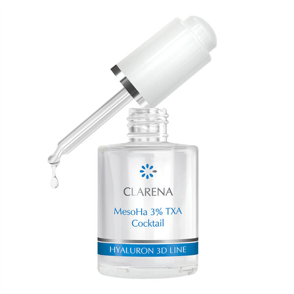 Увлажняющий коктейль для безыгольной мезотерапии с гиалуроновой кислотой, 30 мл Clarena Hyaluron 3d line
Увлажняющий коктейль для безыгольной мезотерапии с гиалуроновой кислотой, 30 мл Clarena Hyaluron 3d line