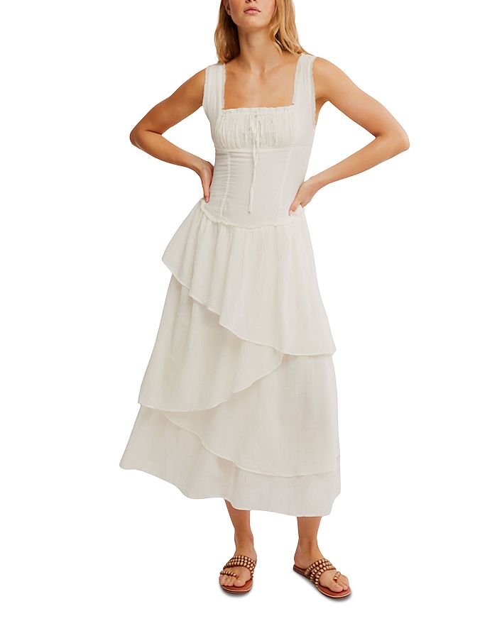 Free In My Dreams платье миди Free People, слоновая кость/кремовый
Free In My Dreams платье миди Free People, слоновая кость/кремовый