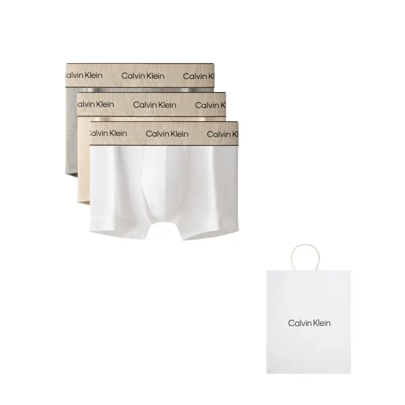 Боксеры с логотипом на поясе, упаковка из трёх штук Calvin Klein, 2XK-Coconut серый/Natural Skin/Moon белый
Боксеры с логотипом на поясе, упаковка из трёх штук Calvin Klein, 2XK-Coconut серый/Natural Skin/Moon белый