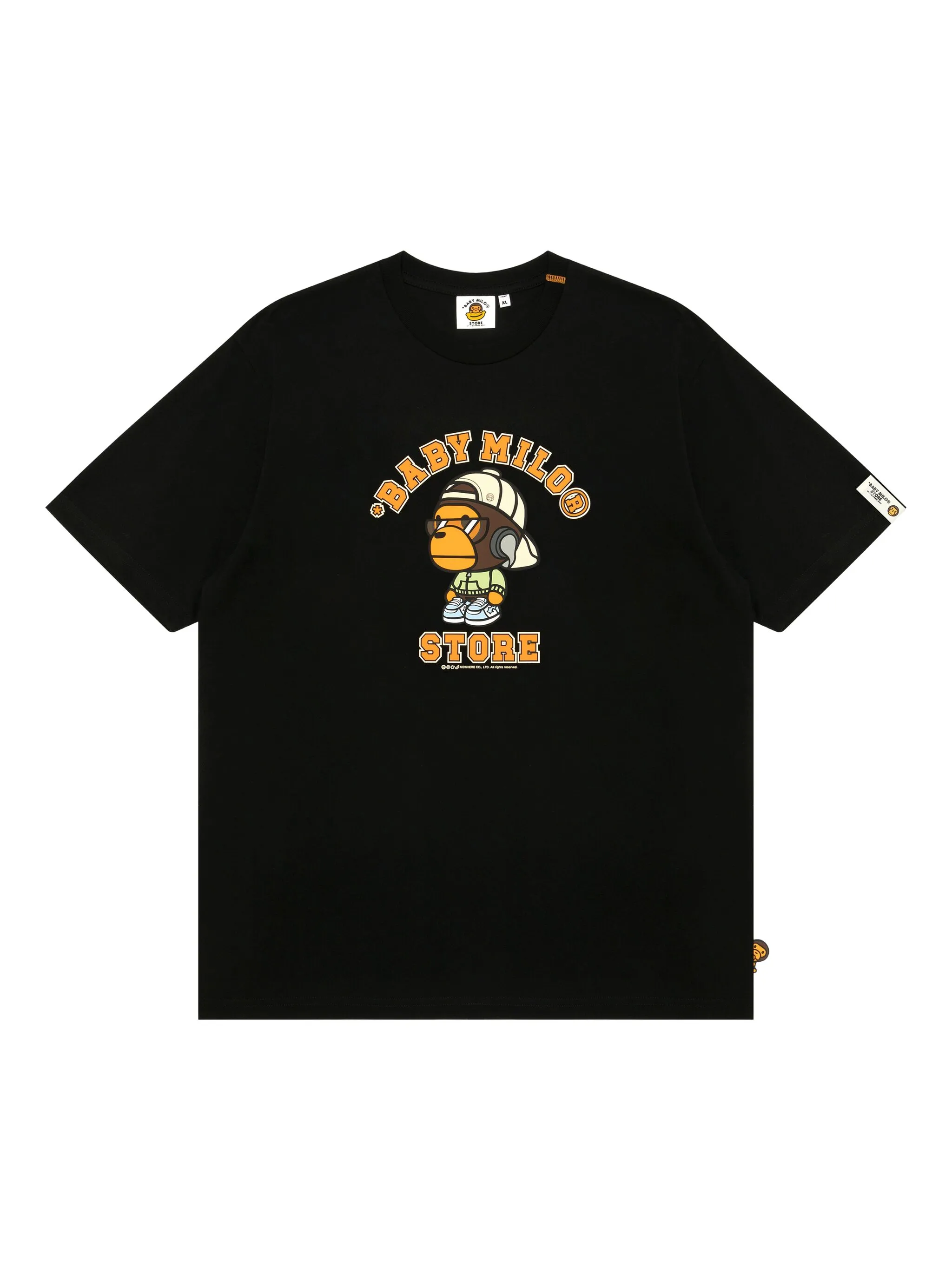 Футболка с круглым вырезом Baby Milo Store By A Bathing Ape, черный
Футболка с круглым вырезом Baby Milo Store By A Bathing Ape, черный