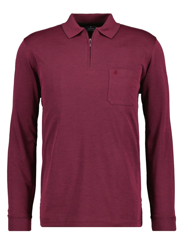 Рубашка-поло из мягкого трикотажа с длинными рукавами и молнией красного цвета Ragman
Рубашка-поло из мягкого трикотажа с длинными рукавами и молнией красного цвета Ragman