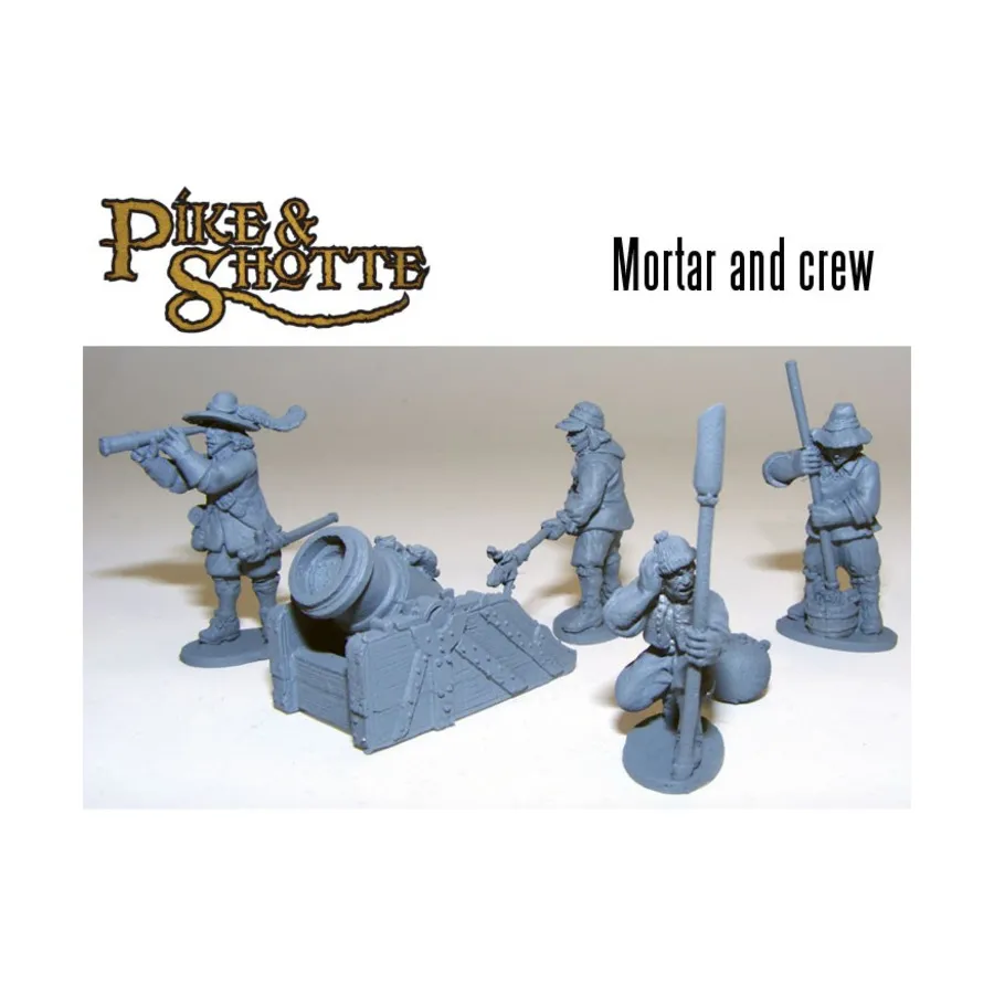 Миномет и экипаж, Pike & Shotte - Core & Assorted (28mm)
Миномет и экипаж, Pike & Shotte - Core & Assorted (28mm)