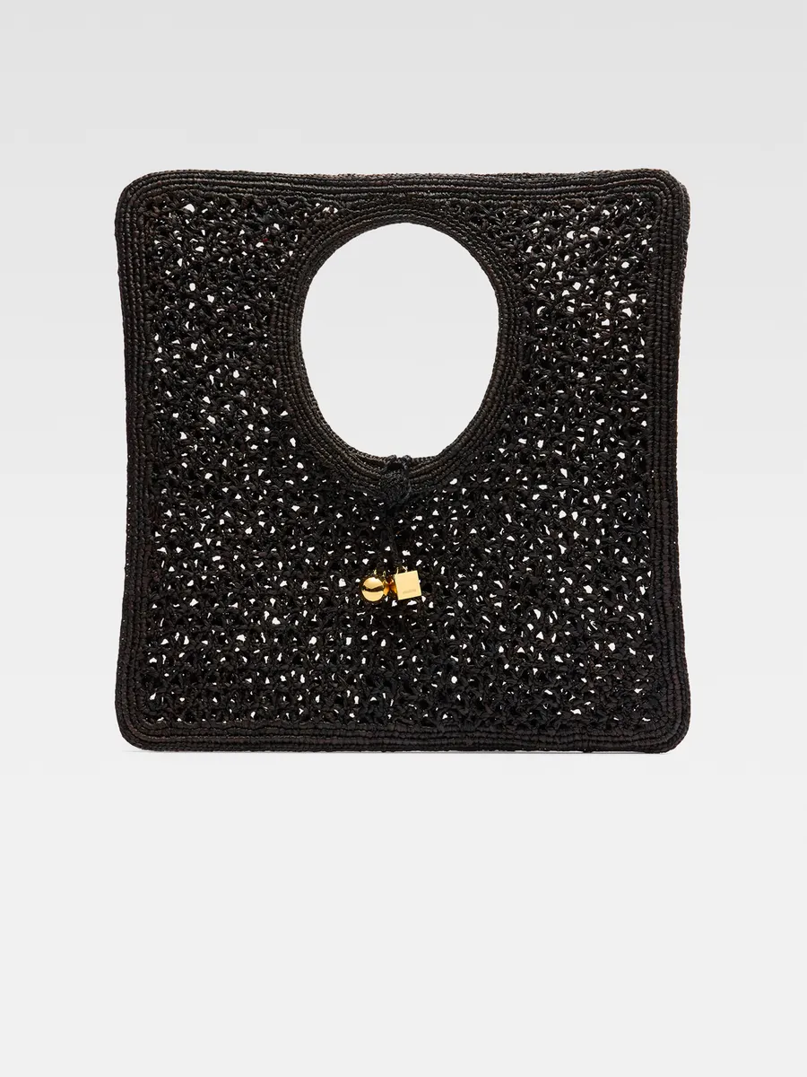 Квадратная сумка из рафии Ле Карре Спьяджа Jacquemus, черный
Квадратная сумка из рафии Ле Карре Спьяджа Jacquemus, черный