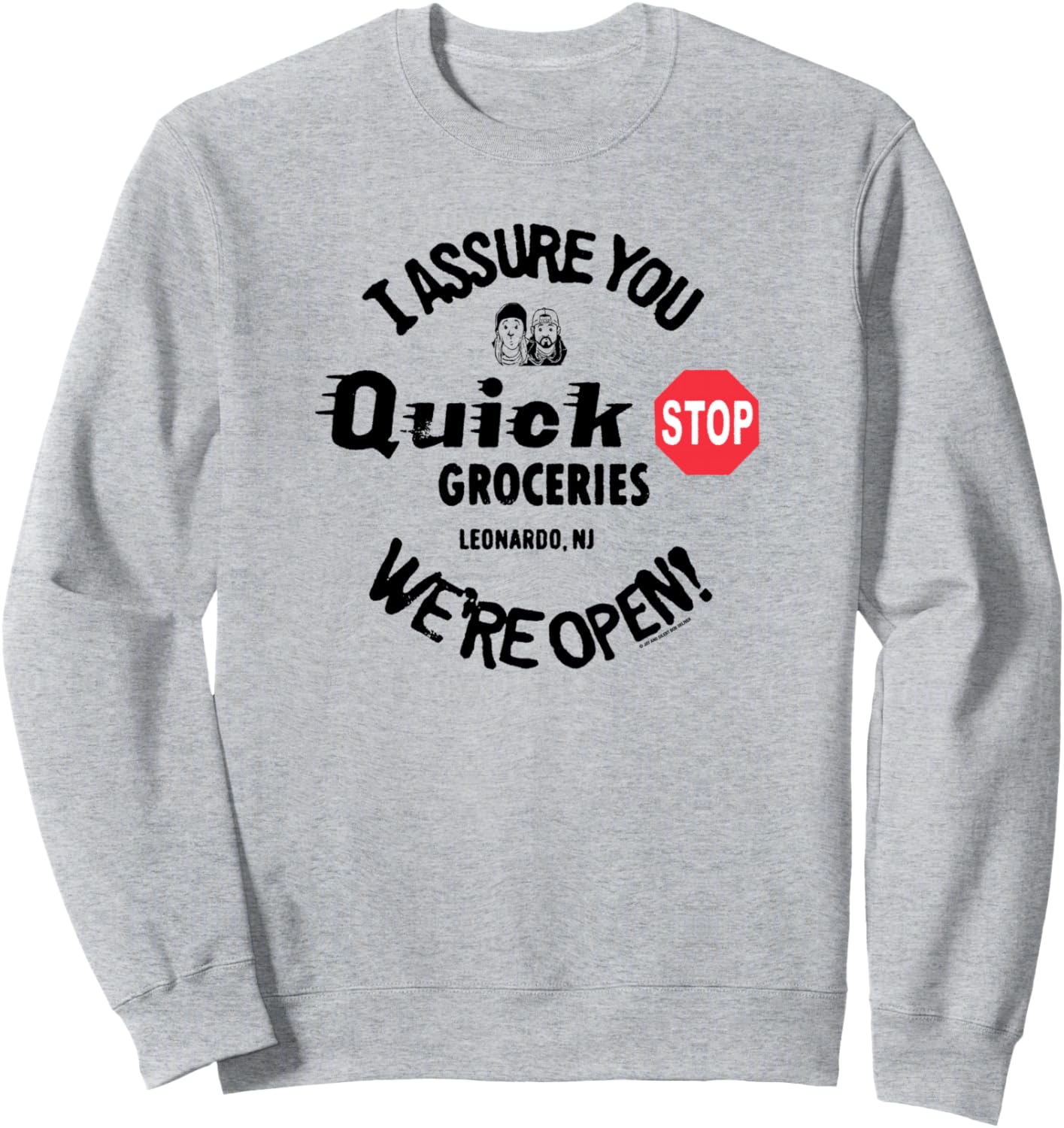 Толстовка с вывеской «Jay and Silent Bob Quick Stop Grocery», серый
Толстовка с вывеской «Jay and Silent Bob Quick Stop Grocery», серый