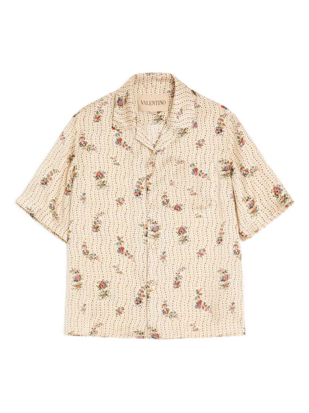 Рубашка с цветочным принтом Valentino Garavani, нейтральный
Рубашка с цветочным принтом Valentino Garavani, нейтральный